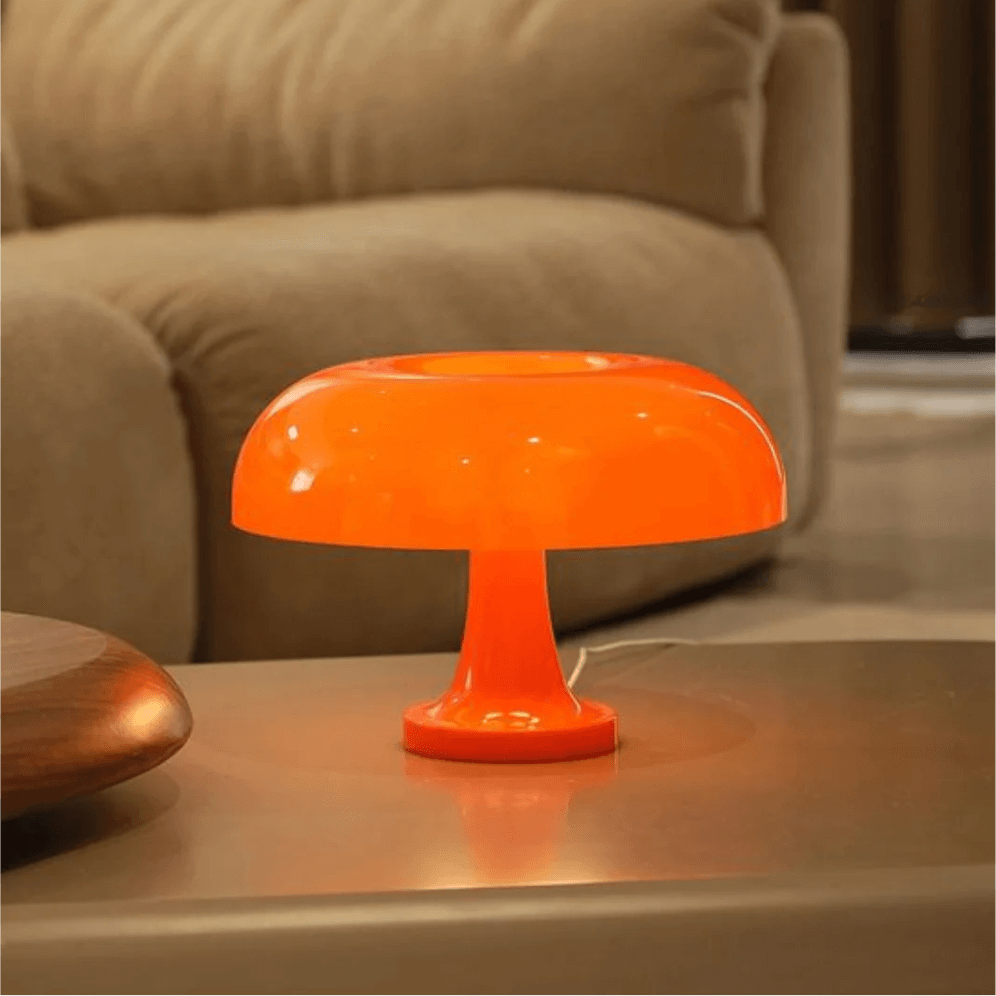 Mushroom Lamp Naranja