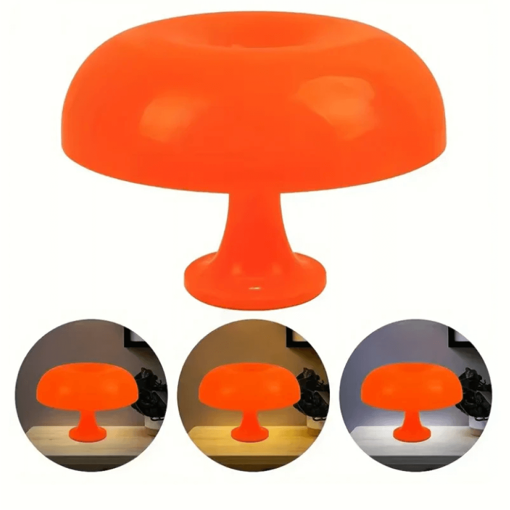 Mushroom Lamp Naranja