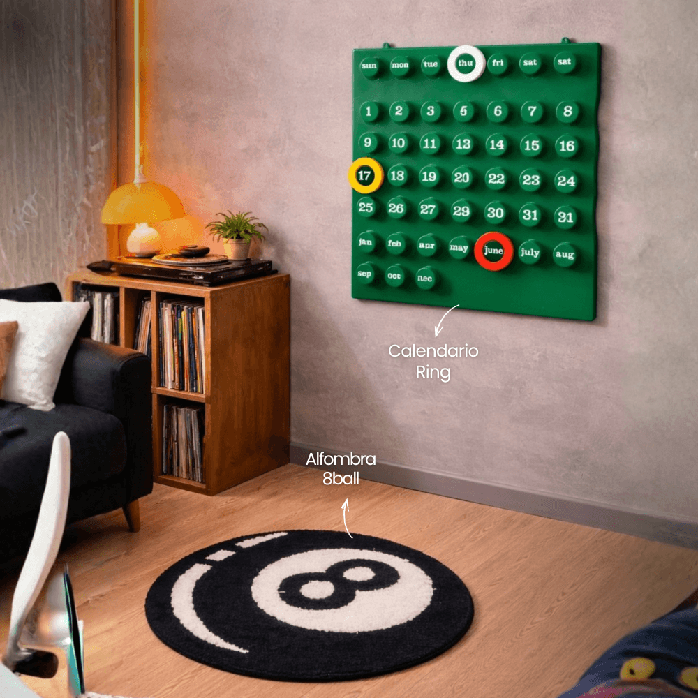 Pack Calendario Ring + Alfombra 8ball