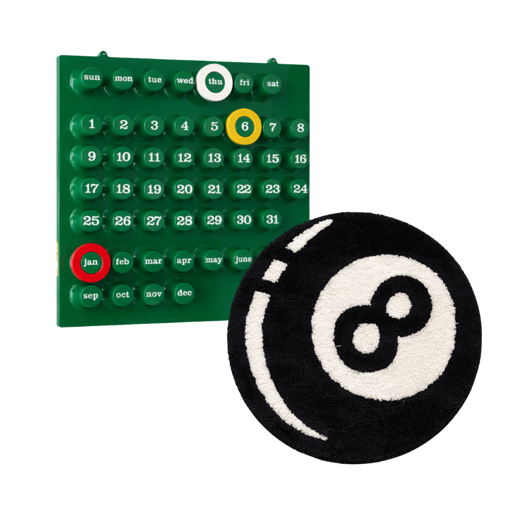 Pack Calendario Ring + Alfombra 8ball