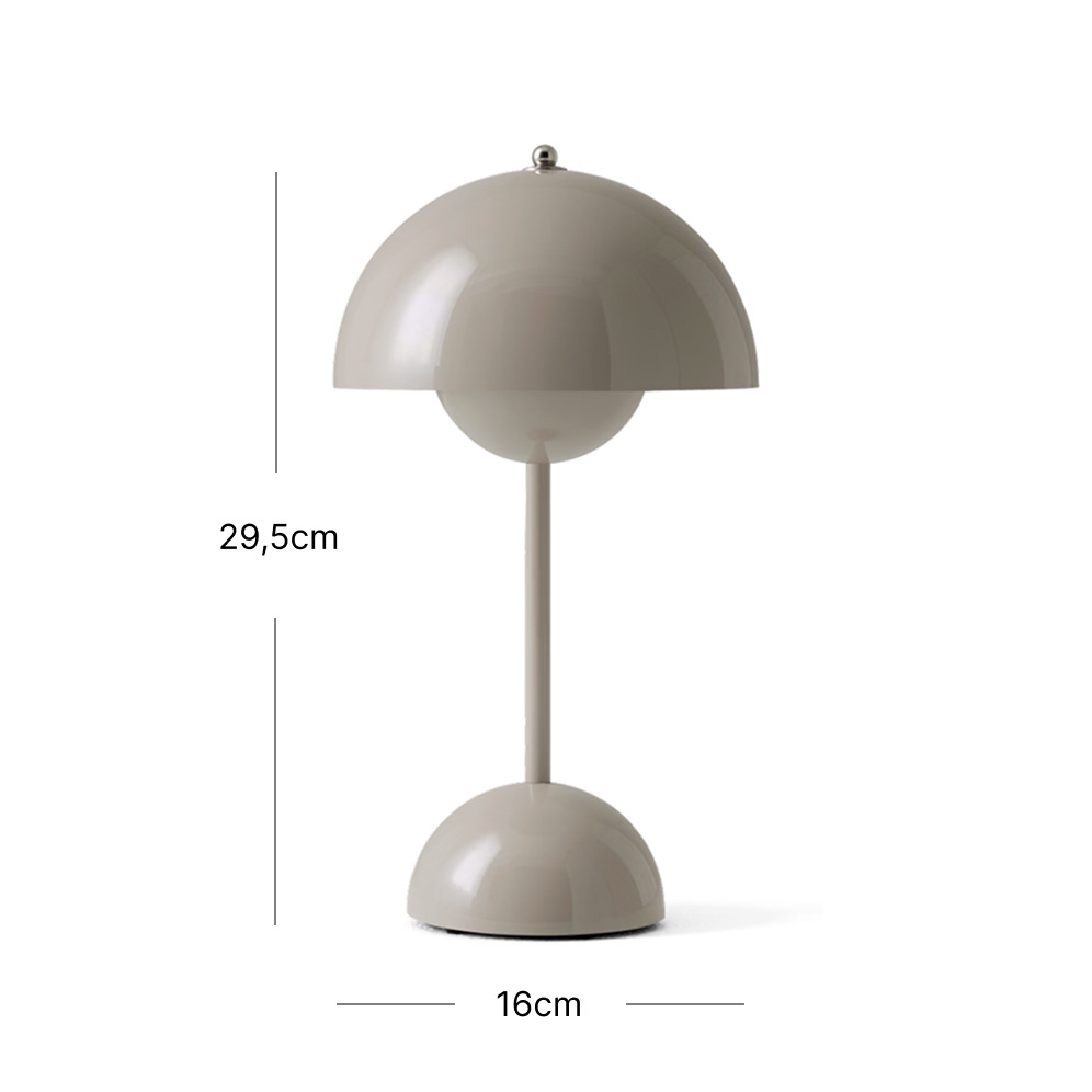 Glossy Lamp Gris