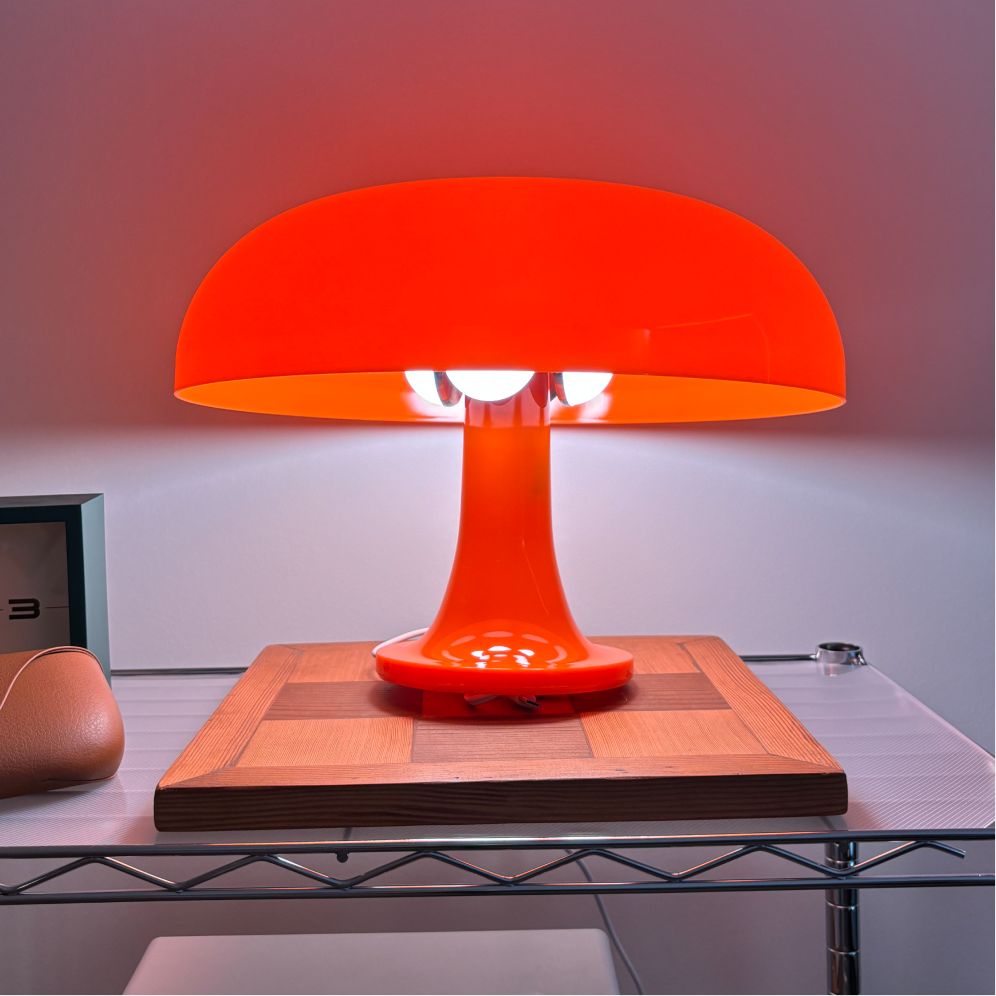 New Mushroom Lamp Naranja