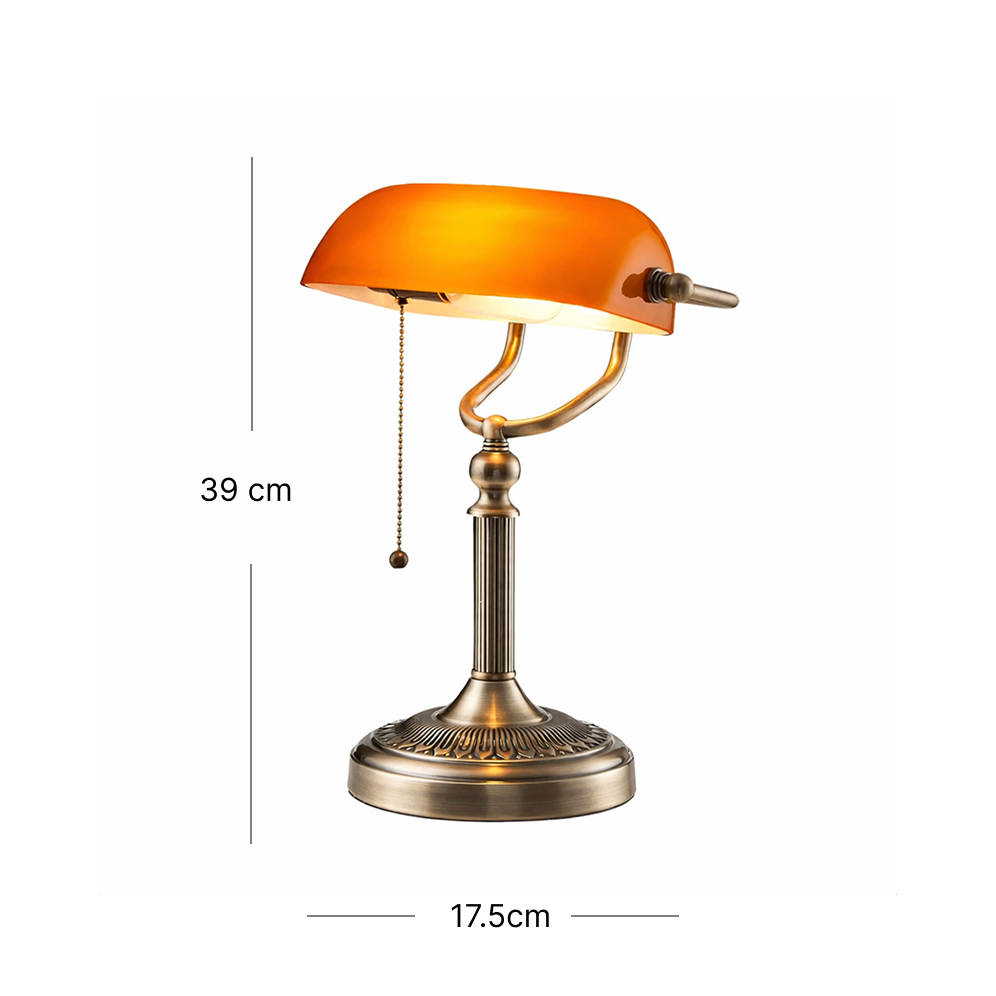 Banker Lamp Naranja