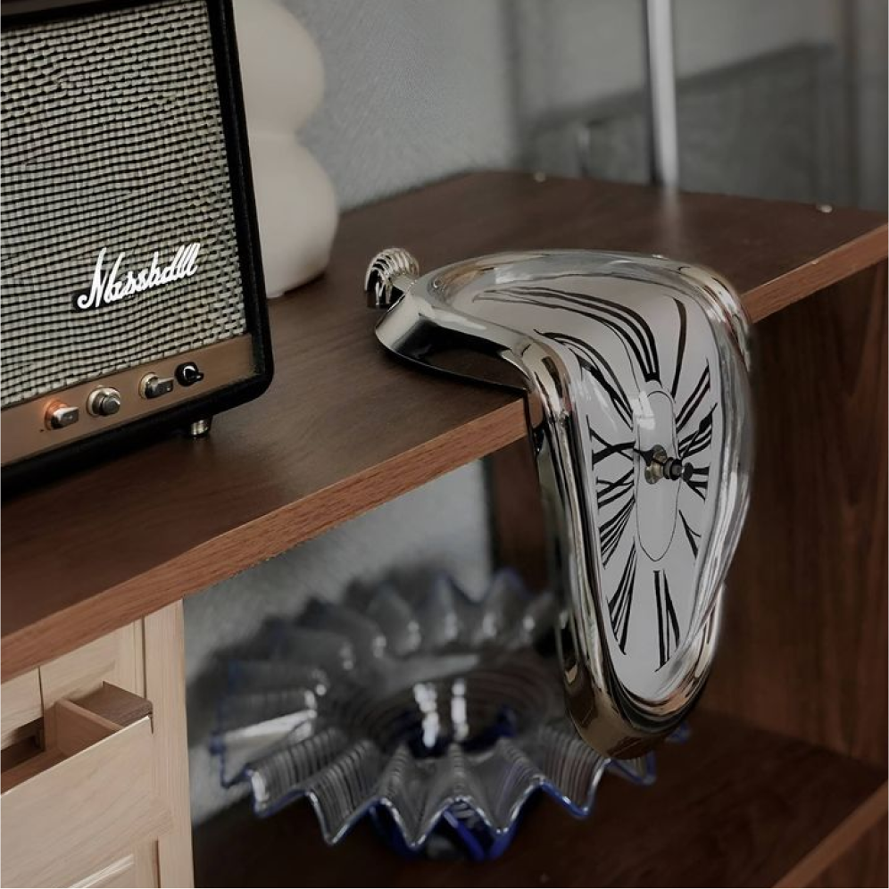 Reloj derretido Dalí Silver