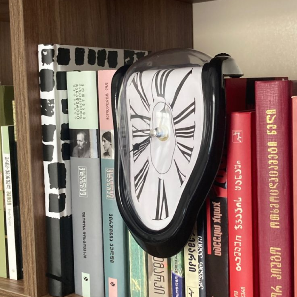 Reloj derretido Dalí Black