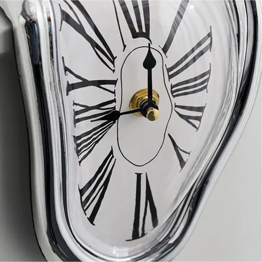 Reloj derretido Dalí Silver