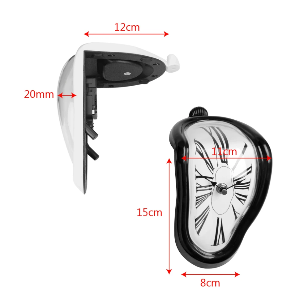 Reloj derretido Dalí Black