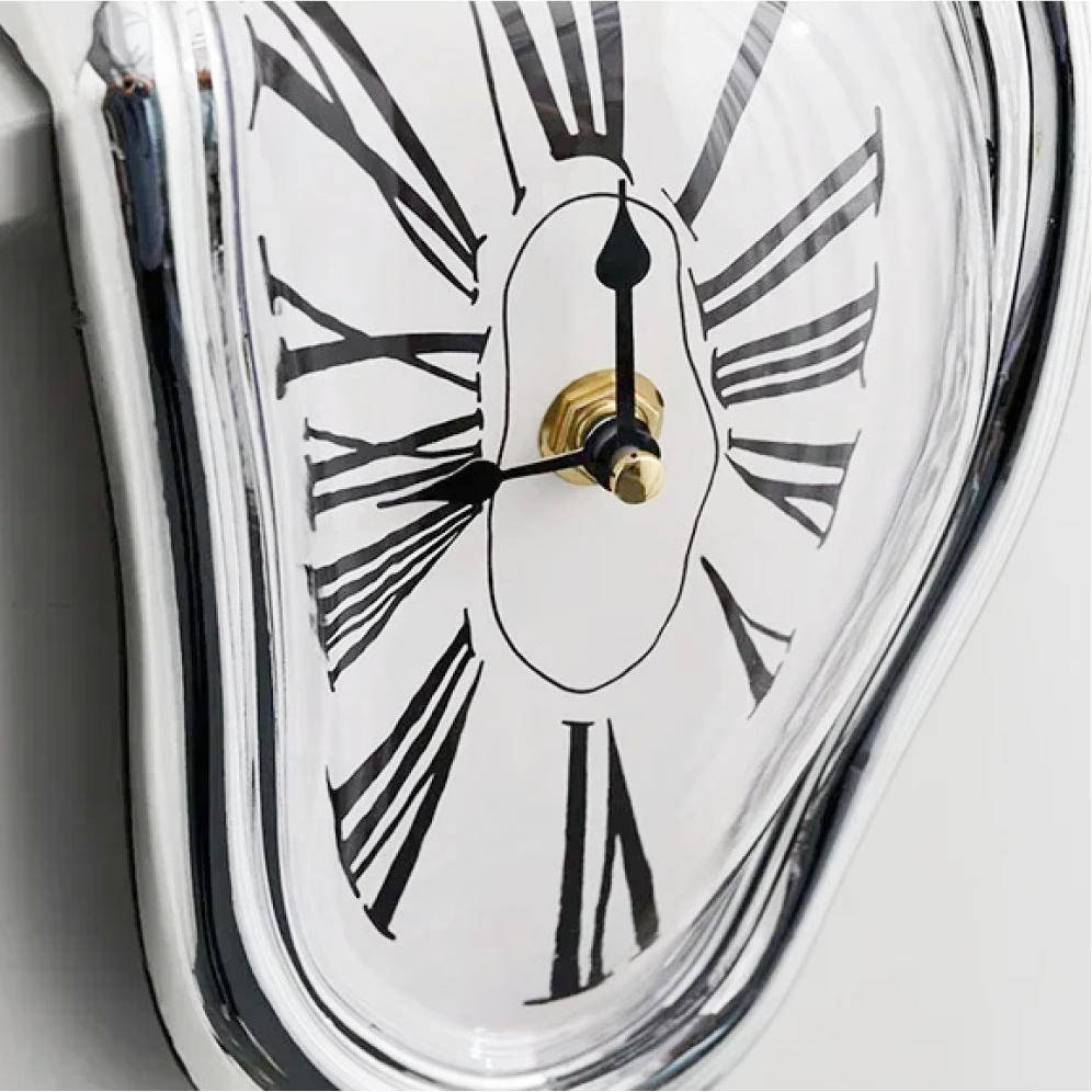 Reloj derretido Dalí White