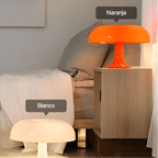 New Mushroom Lamp Naranja