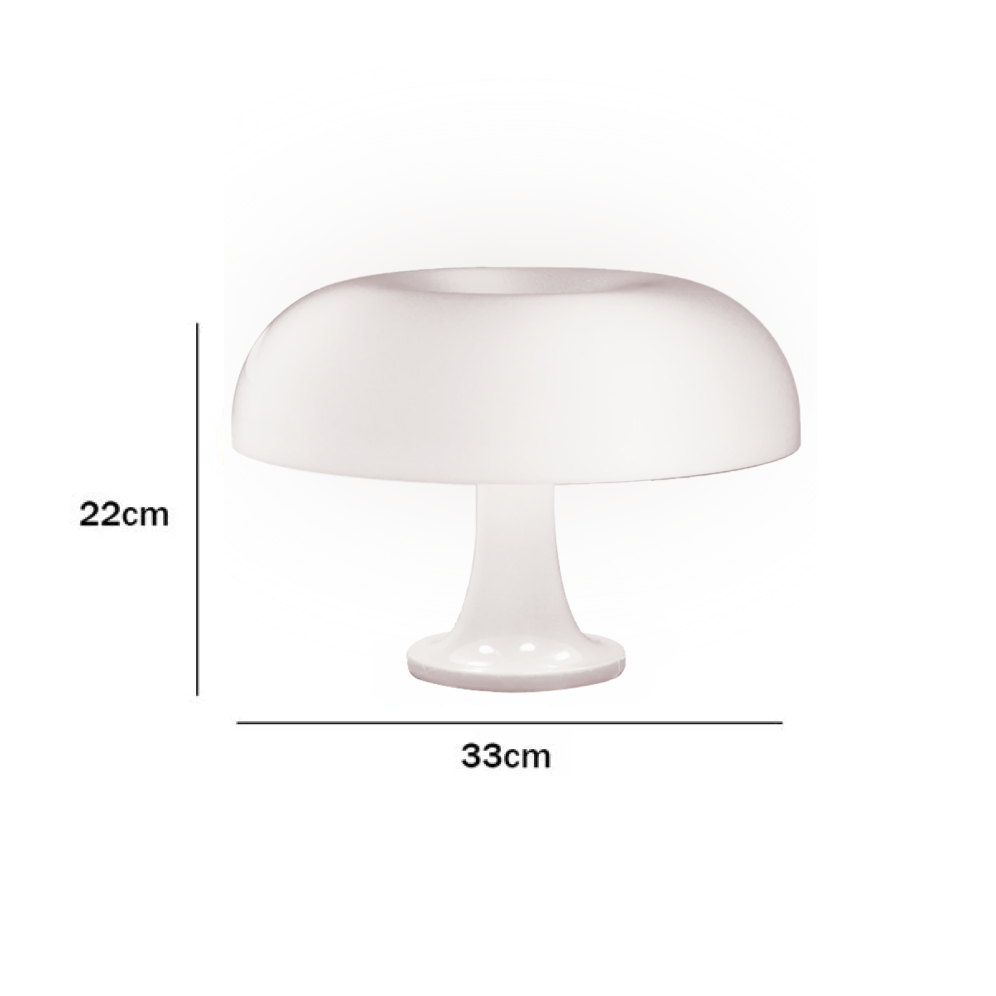 Mushroom Lamp Blanca
