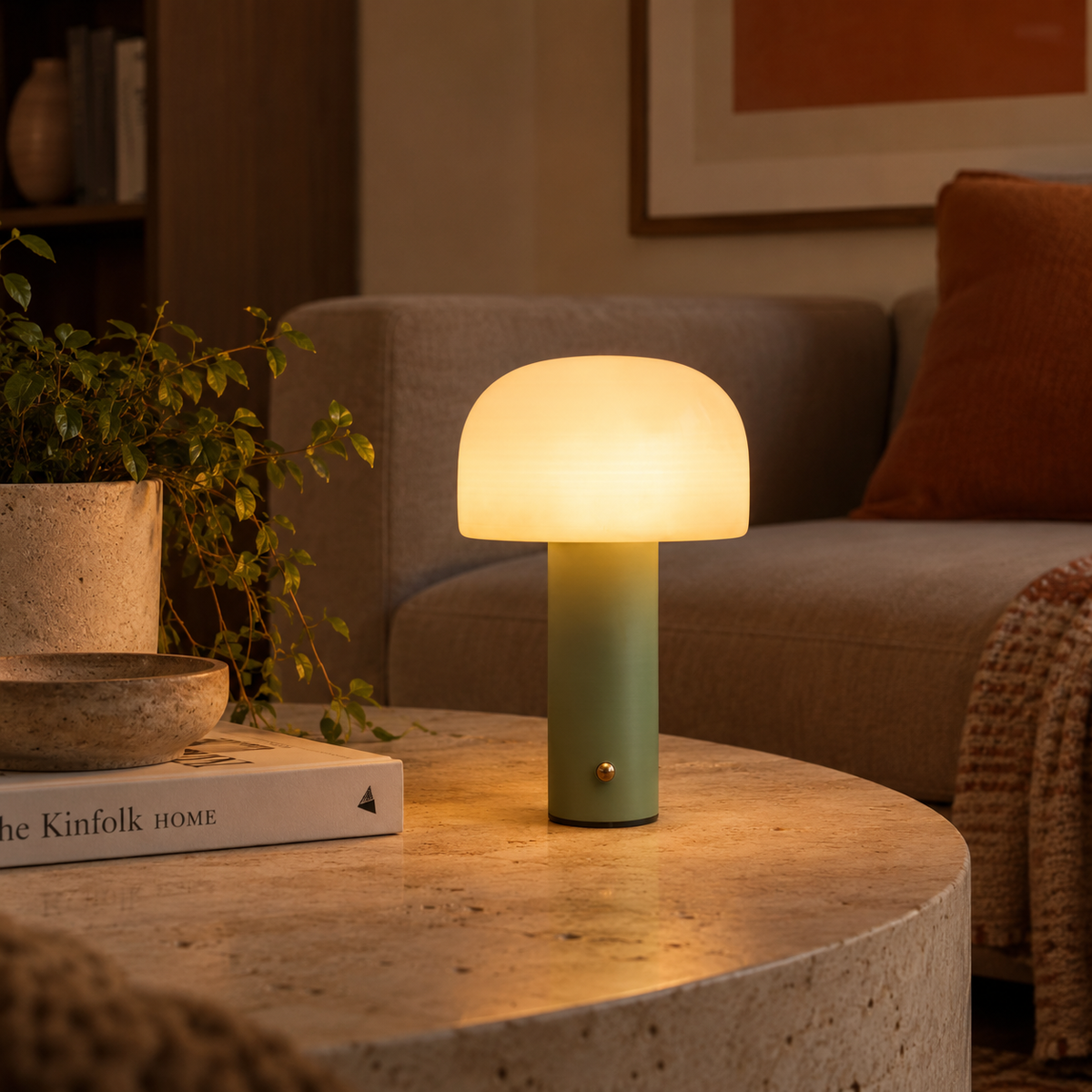 Roto Molded Lamp - Verde