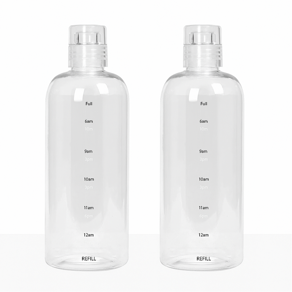 Pack x2 Daily Bottle Vidrio 750ml